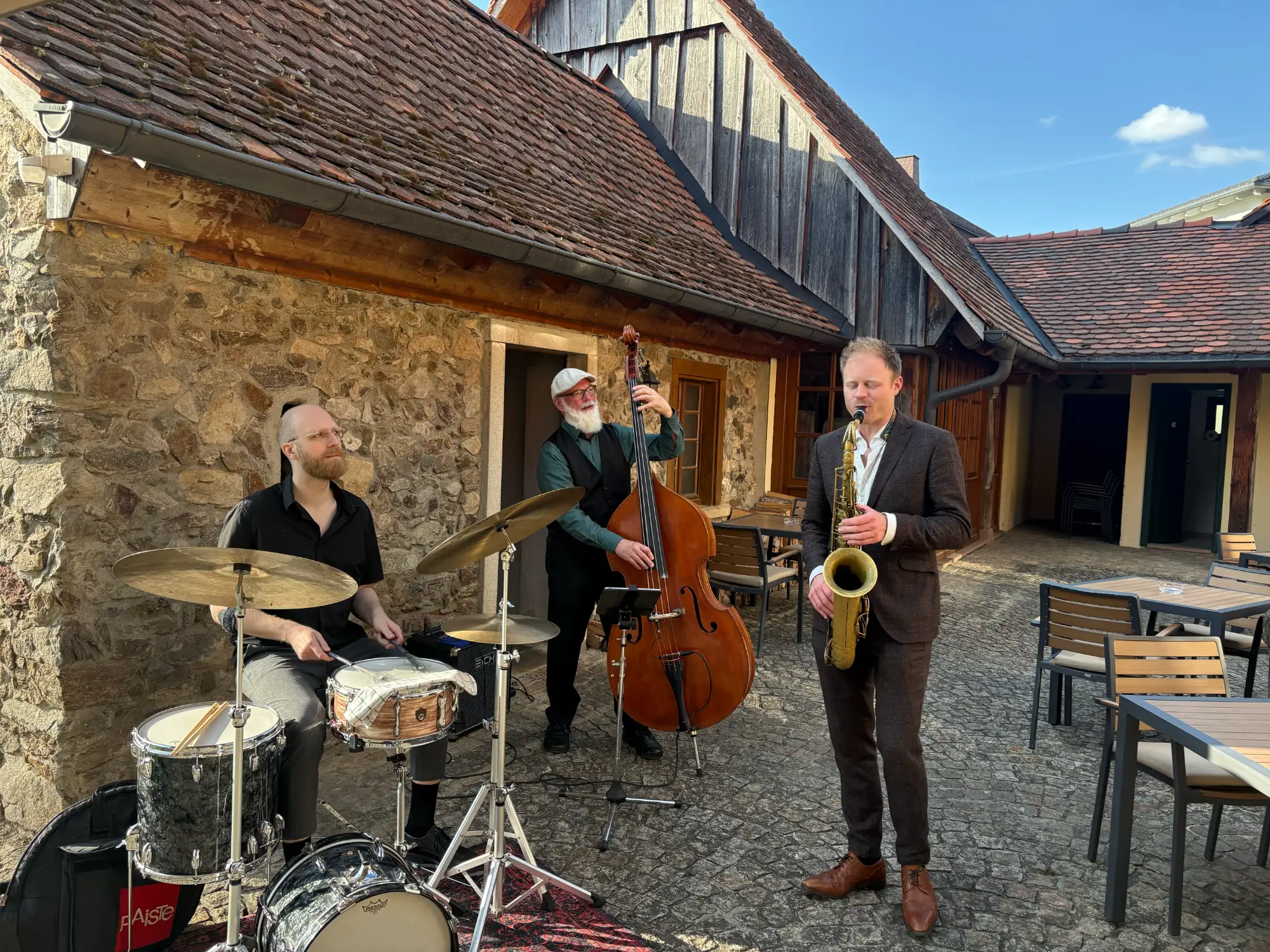 Weichsel Sharks Jazzband Freiburg & Basel – Live Musik für Hochzeit, Event & Feier.