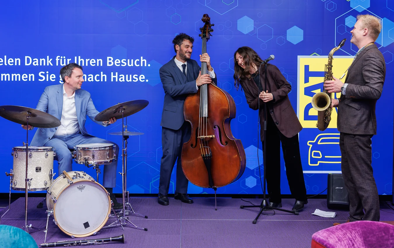 Die Jazzband in der Duo Besetzung bei einem Firmenevent in Berlin